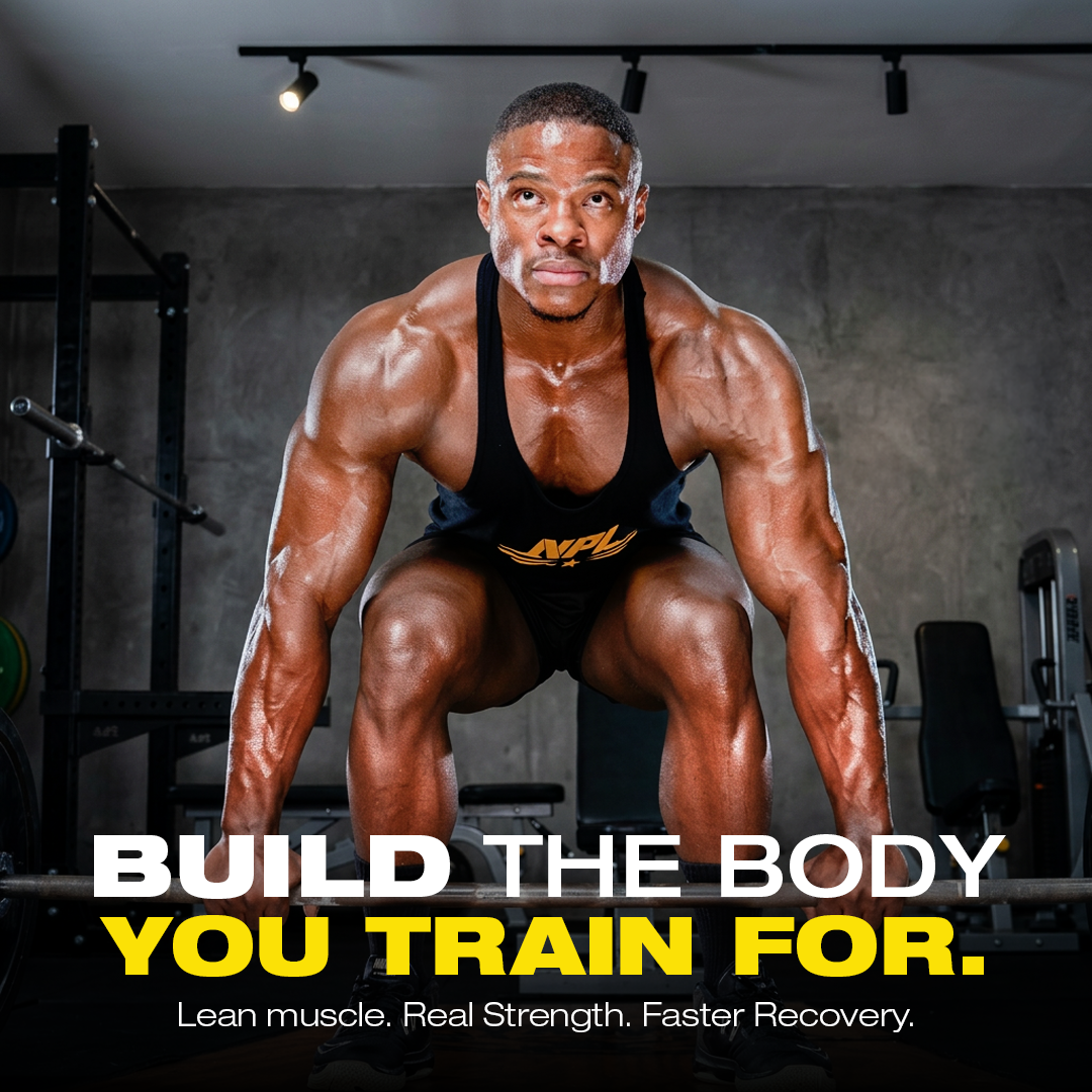 Build the body you train for — lean muscle, real strength, faster recovery