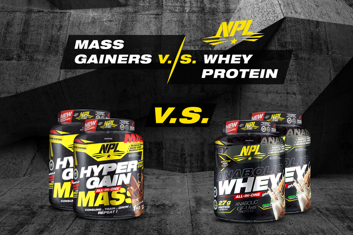Mass gainer vs Whey Protein Nutritional Performance Labs