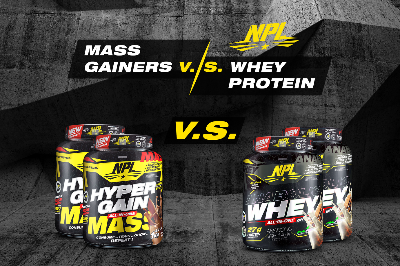 Mass gainer vs Whey Protein