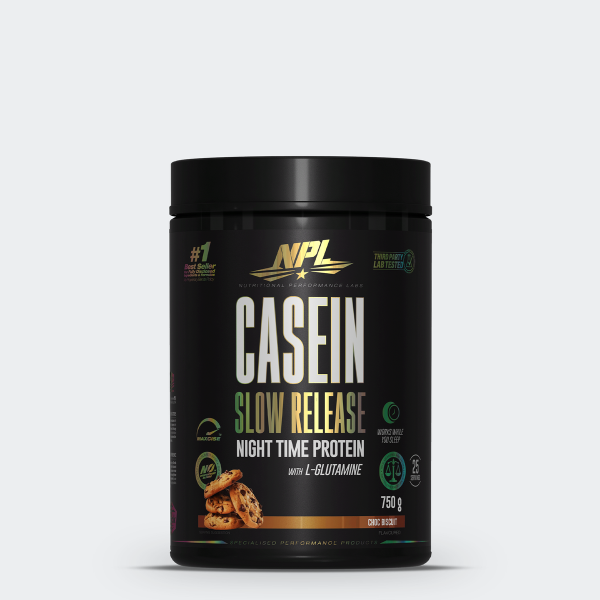 Caseine Powder NPL Casein - Slow-Release Night Time Protein - Nutritional Performance Labs