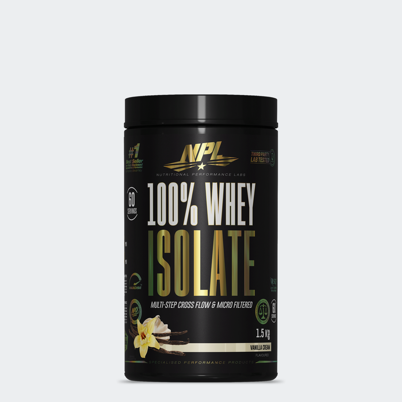 100% Pure Whey Protein Isolate - Nutritional Performance Labs