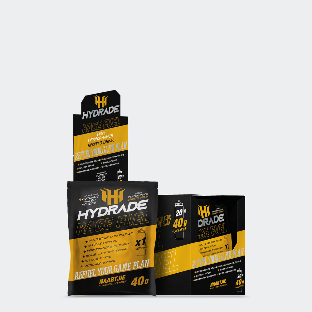 Hydrade Race Fuel Sachet Box
