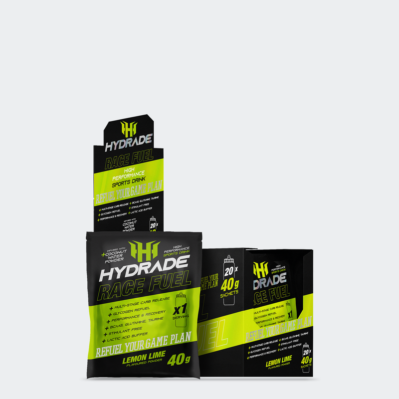 Hydrade Race Fuel Sachet Box