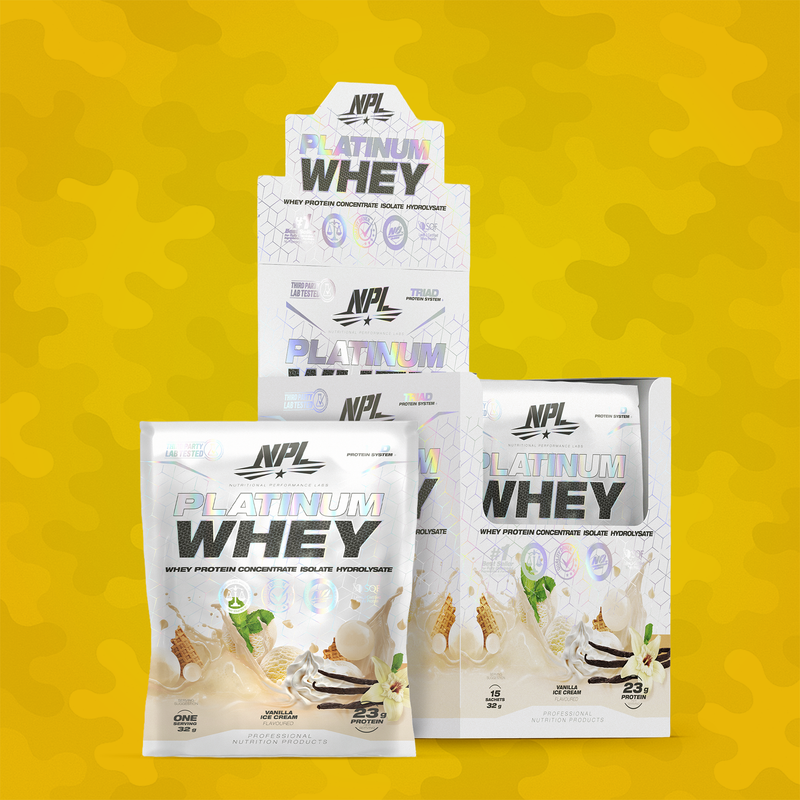 Platinum Whey Sachet Box