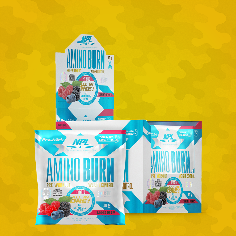 Amino Burn Sachet Box
