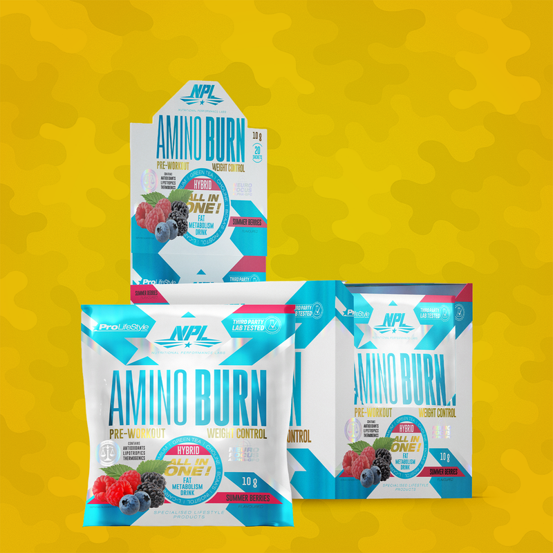 Amino Burn Sachet Box