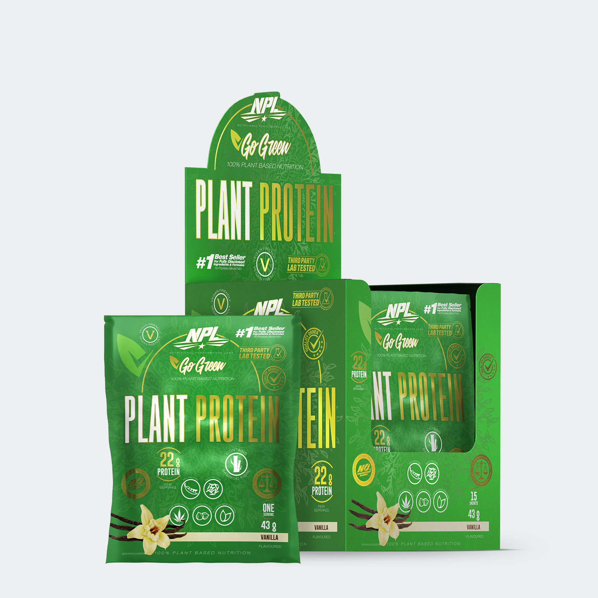 Plant Protein Sachet Box - Nutritional Performance Labs