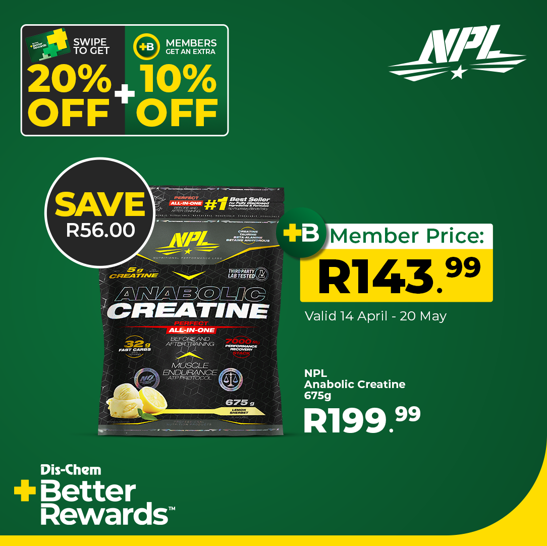 NPL | Dis-Chem Better Rewards - Nutritional Performance Labs