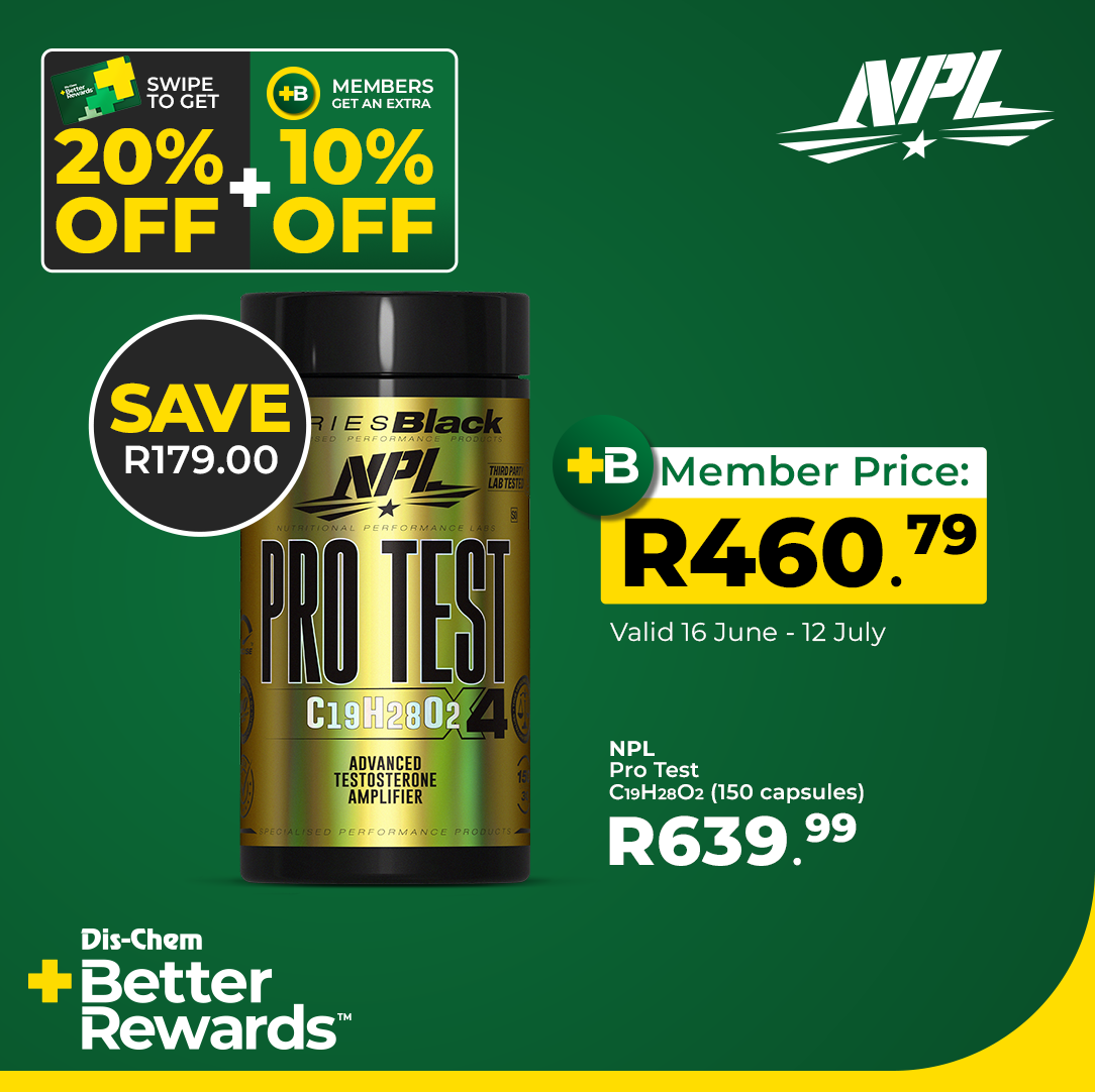 NPL | Dis-Chem Better Rewards - Nutritional Performance Labs