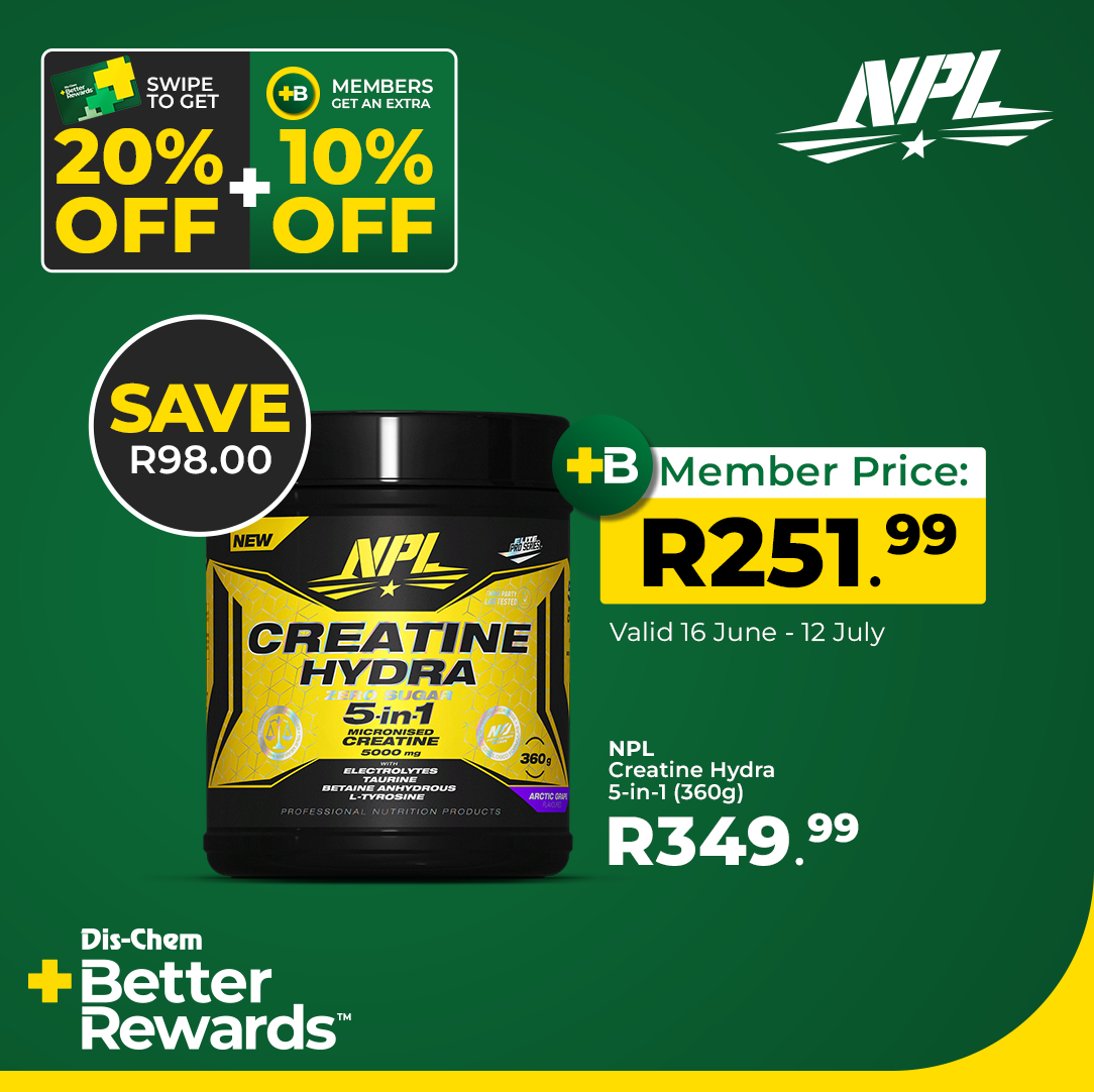 NPL | Dis-Chem Better Rewards - Nutritional Performance Labs