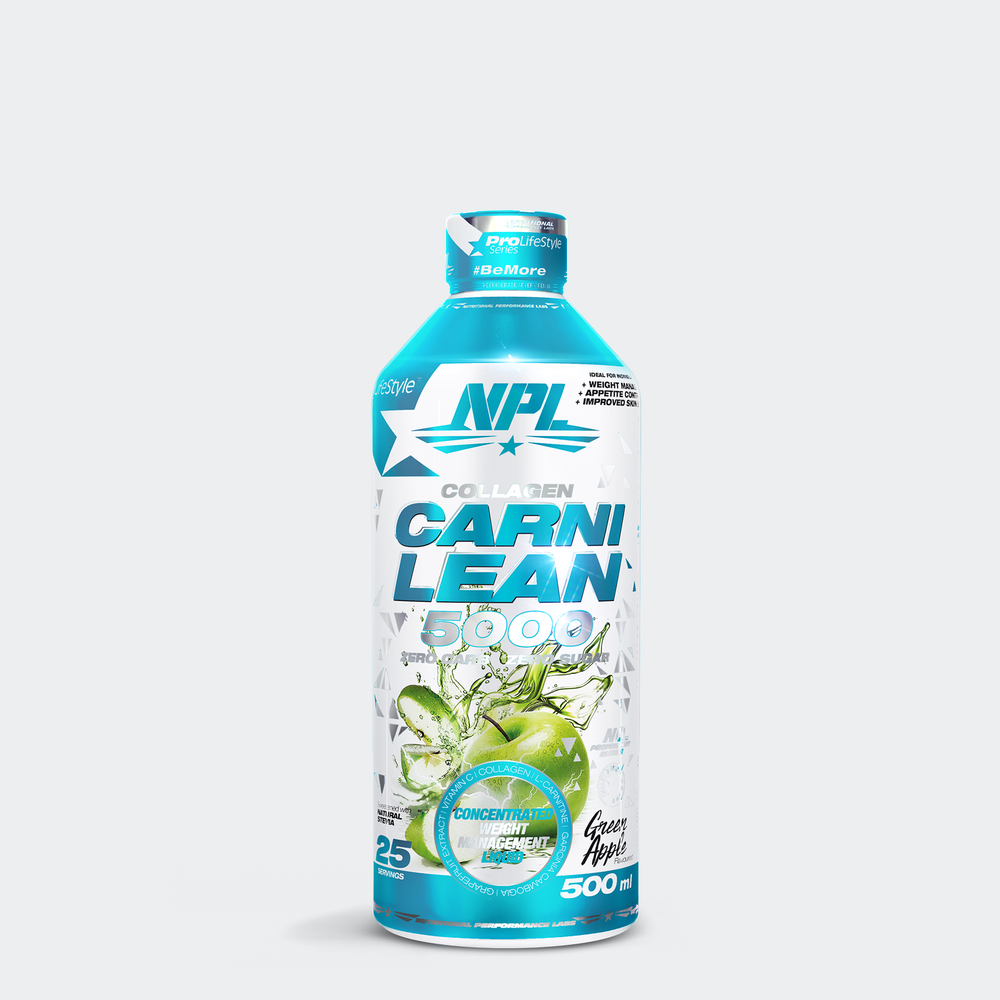 NPL L-Carnitine fat burner with collagen for weight loss and weight maintenance - Green apple flavour