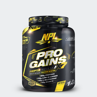 Pro Gains is an ultra-premium sports supplement that is scientifically formulated to support muscular hypertrophy, by providing 55g of protein with very low sugar to promote mass gain. An elite all-in-one mass gainer with added amino acids and glutamine to aid lean muscle growth.