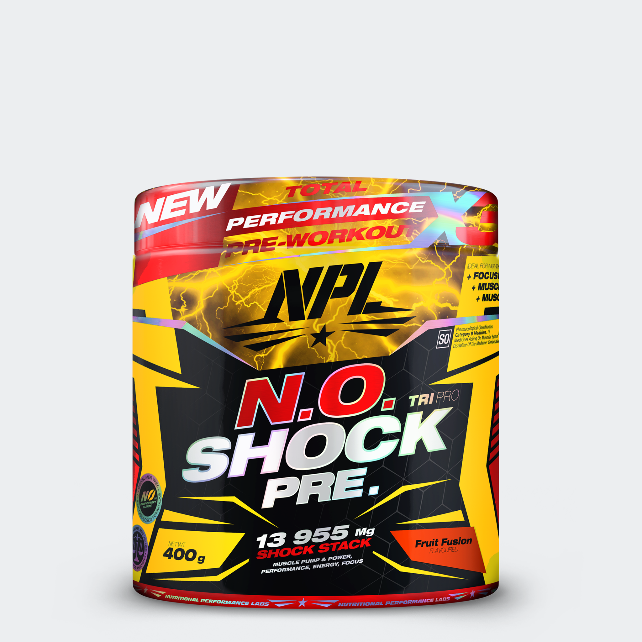 N.O Shock NPL PreWorkout Nutritional Performance Labs