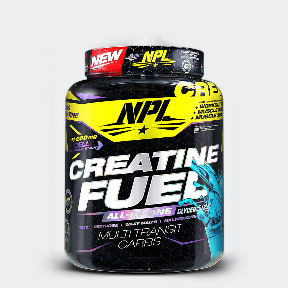 NPL Creatine Fuel with all in one multi transit carbs and BCAAs