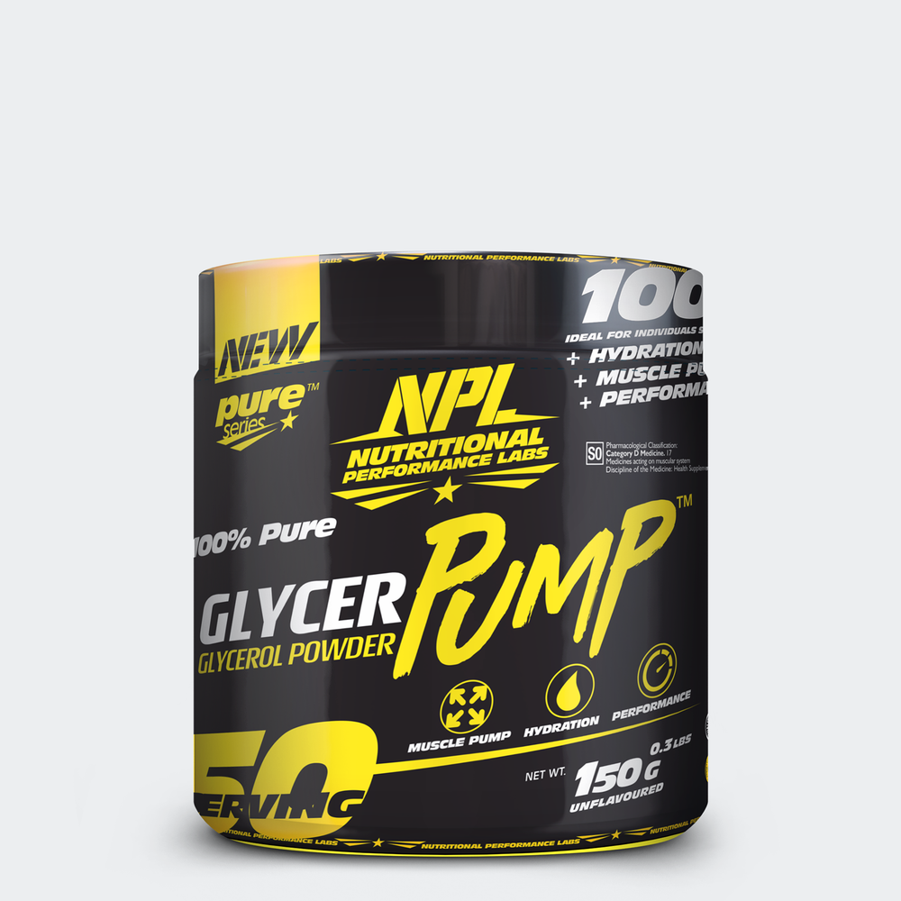 NPL GlycerPump is a stable form of powdered glycerol. When consumed, glycerol is rapidly absorbed and increases the amount of fluid held in the blood and tissues of the bod