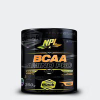 NPL BCAA Amino Pro with L-Glutamine for improved recovery and lean muscle growth - Tropical punch