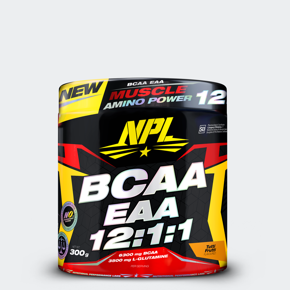 NPL BCAA EAA 12:1:1 Is An Essential Amino Acid Supplement Formulated With The Full Spectrum Of Aminos To Build Muscle, Repair Tissue And Promote Recovery After Exercise - Tutti frutti flavour