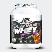 platinum whey plus, whey concentrate, isolate and hydroisolate as well as micellar casein protein and added egg, pea and rice protein. For rapid and prolonged absorption for several hours post workout.