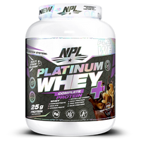 platinum whey plus, whey concentrate, isolate and hydroisolate as well as micellar casein protein and added egg, pea and rice protein. For rapid and prolonged absorption for several hours post workout.