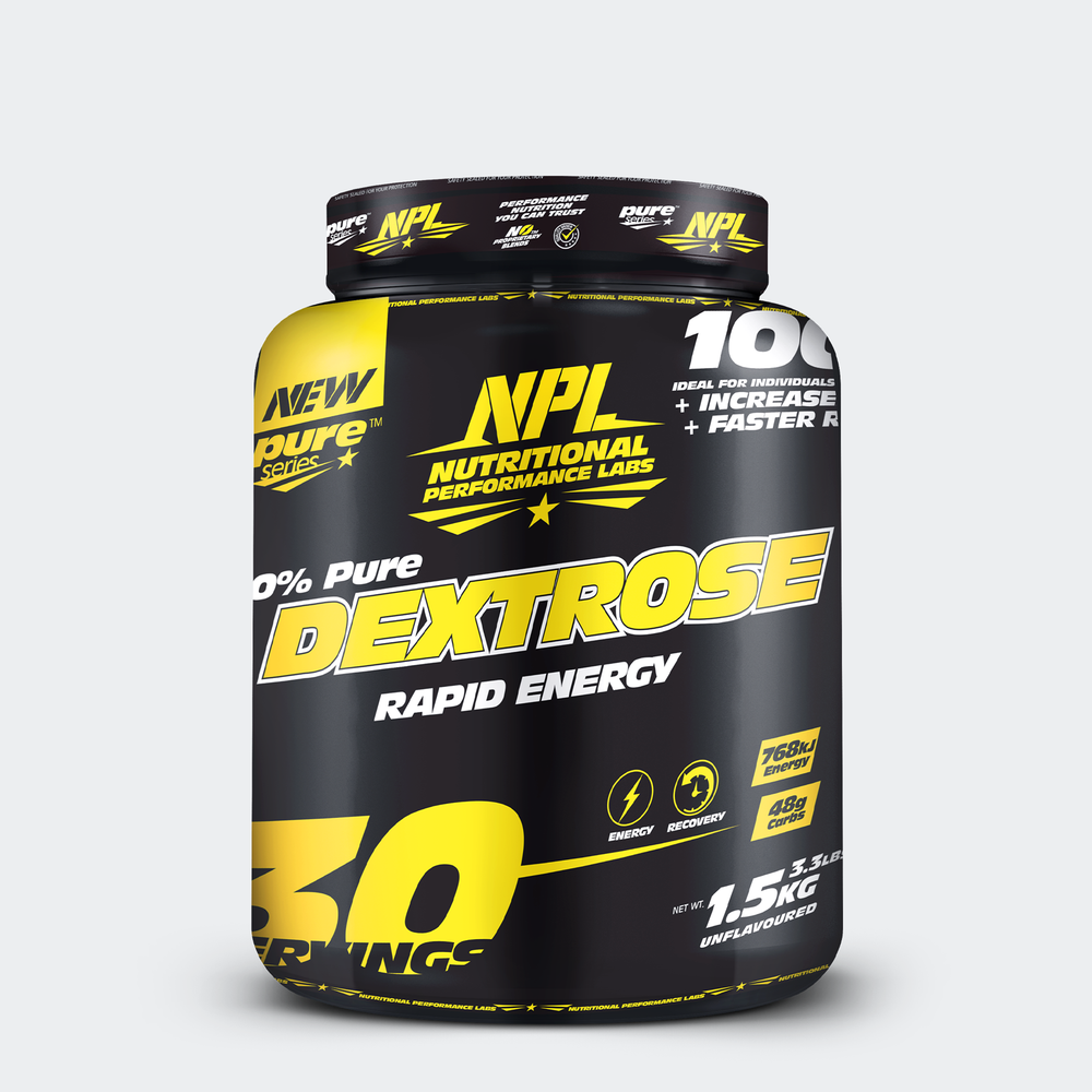 NPL pure dextrose for faster recovery and increased energy