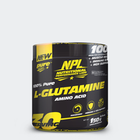 NPL L-Glutamine amino acid assists in lactic acid build up and muscle recovery