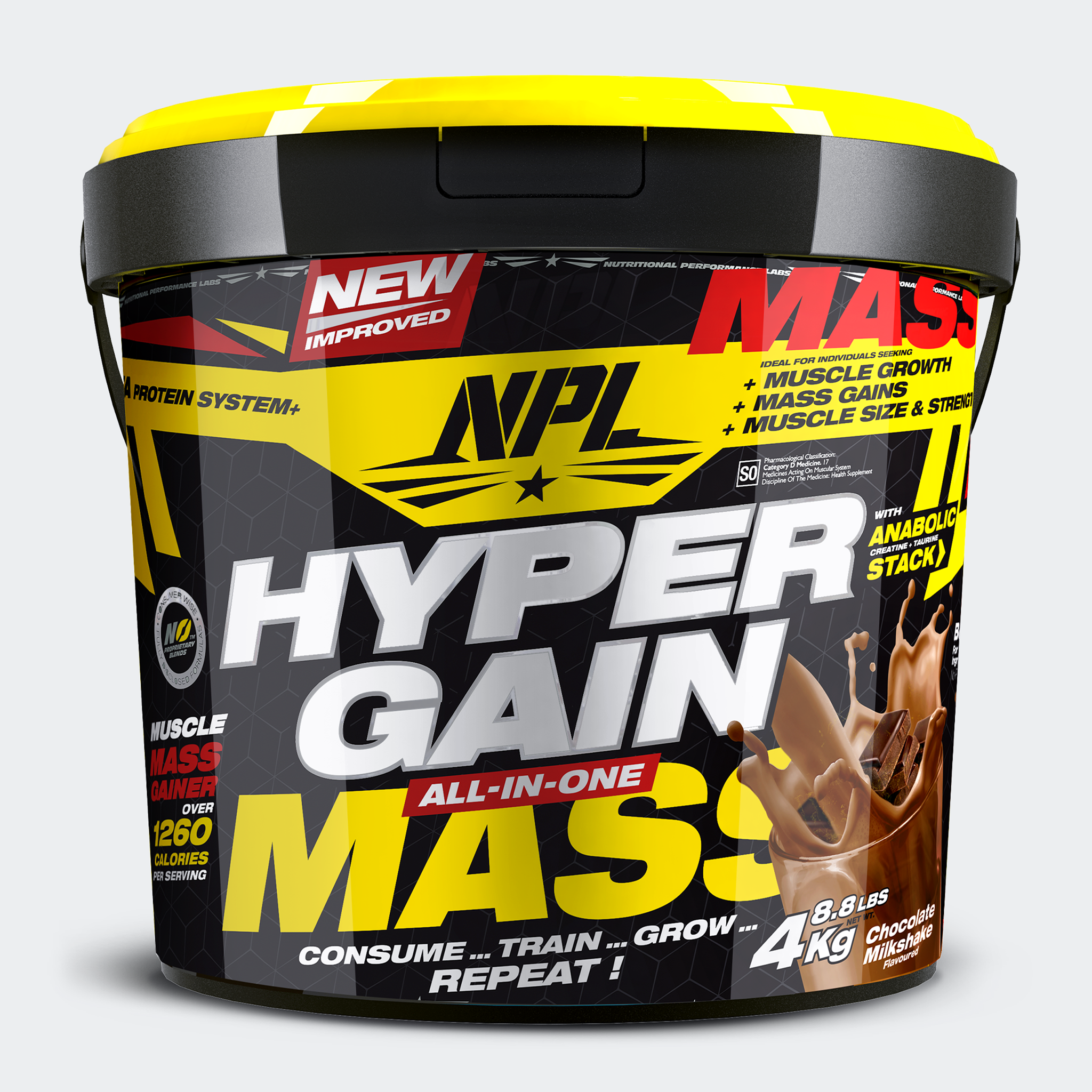 NPL hyper gain for hard gainers all-in-one mass gainer