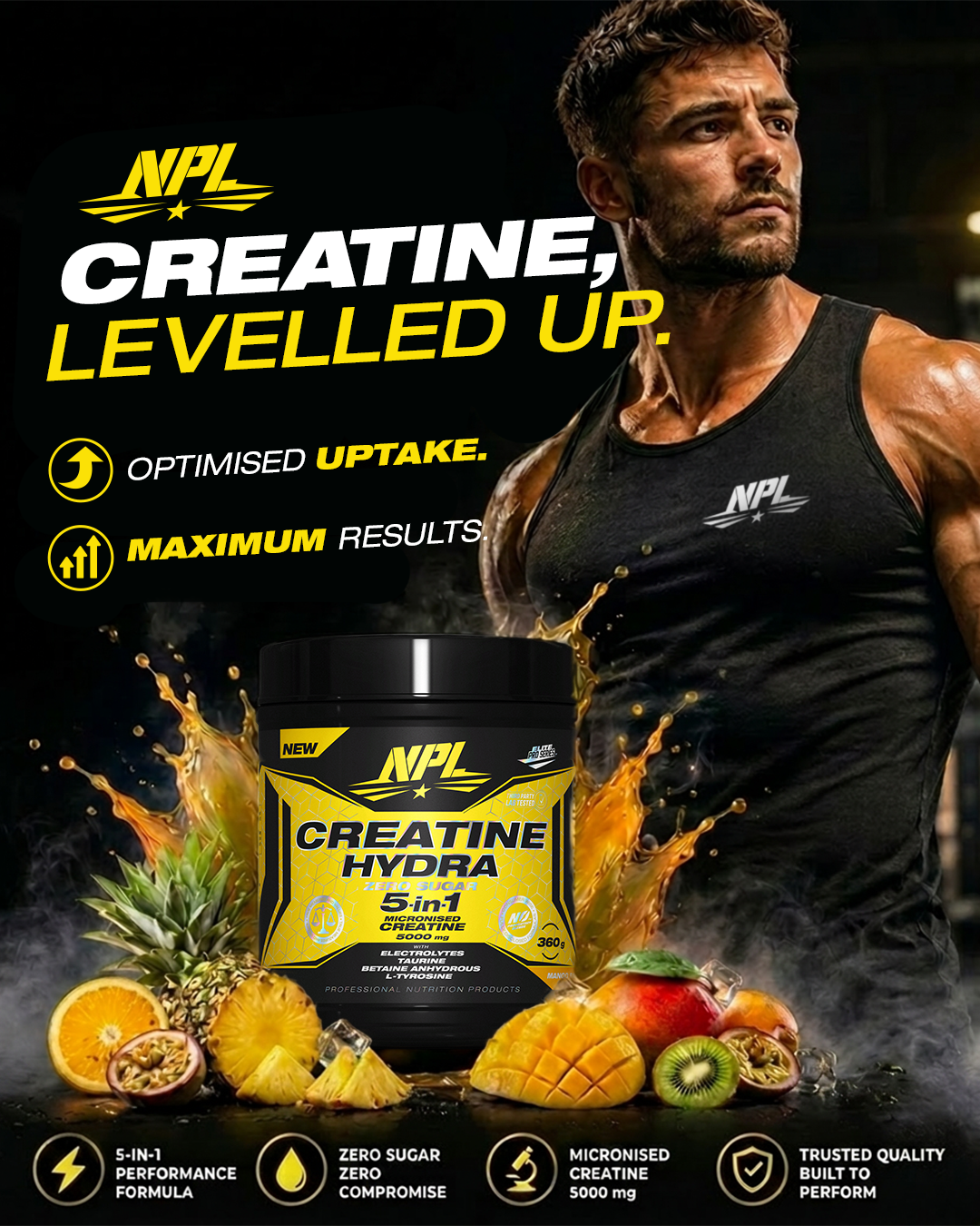 Creatine, levelled up — optimised uptake, maximum results